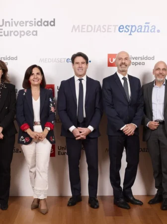 Mario Rodríguez, presidente de Mediaset España, en la inauguración de la XVII edición del máster con la Universidad Europea